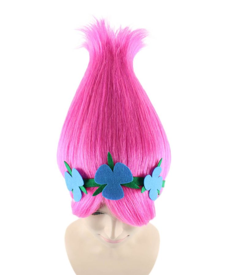 Troll Princess Wig Top View