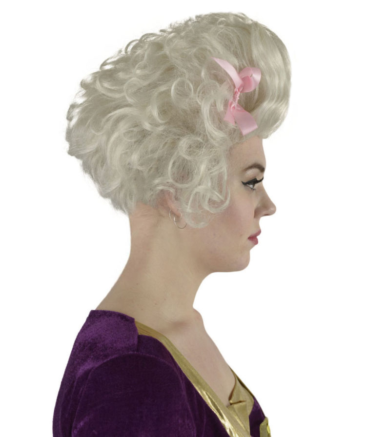 French Queen Wig Side View