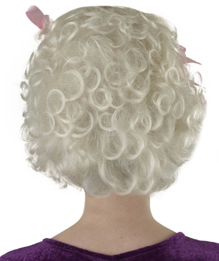 French Queen Wig Back Side View