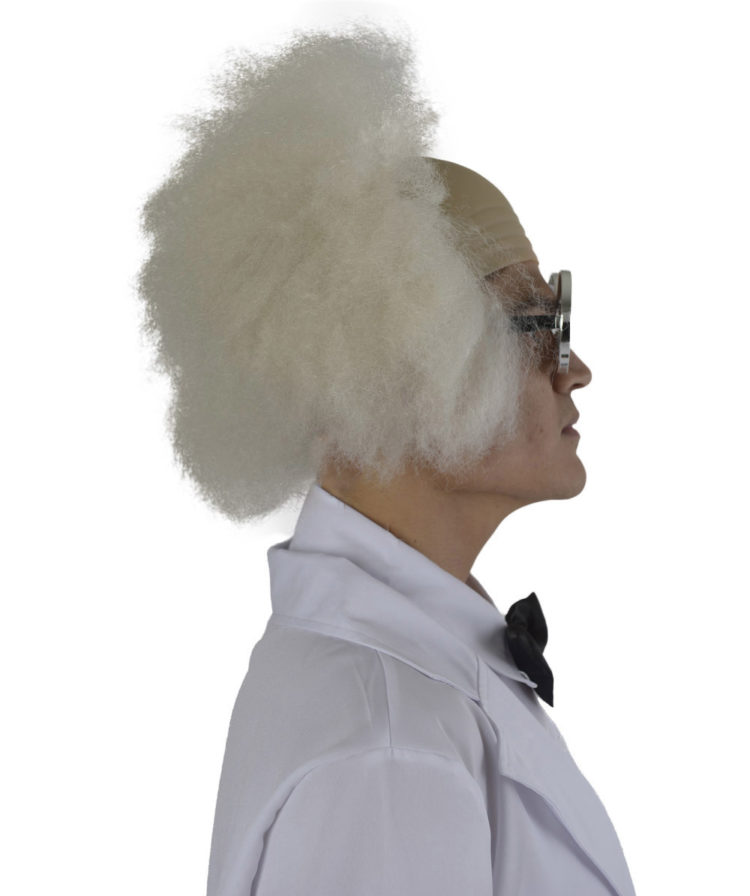 Scientist Wig Right Side View