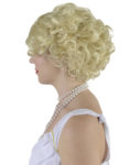 Marilyn wig left side view