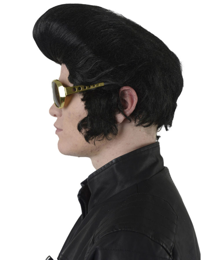 Elvis Wig Left Side View