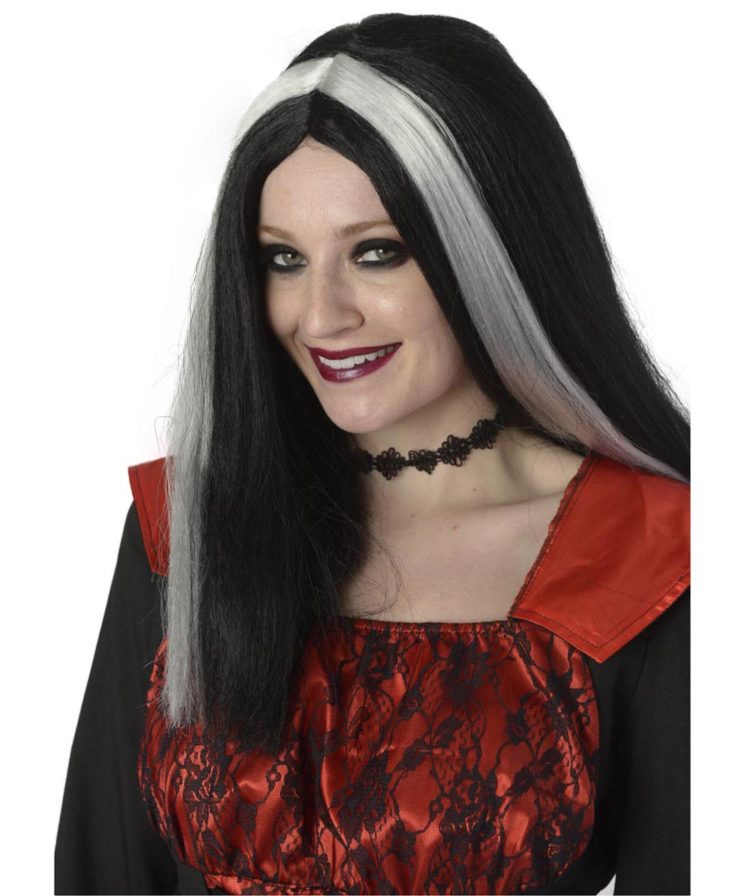 Vampiress Wig Front View