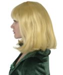 Blonde Pageboy Wig Left Side View