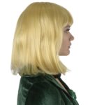 Pageboy Wig (Blonde) Side View