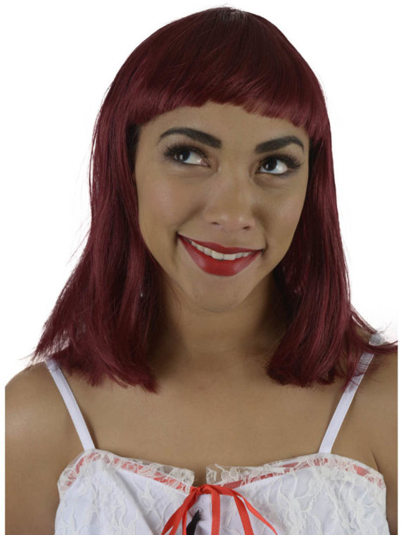 Red Pageboy Wig