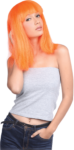 Pageboy Wig Orange