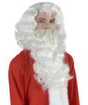 Santa beard and wig front view