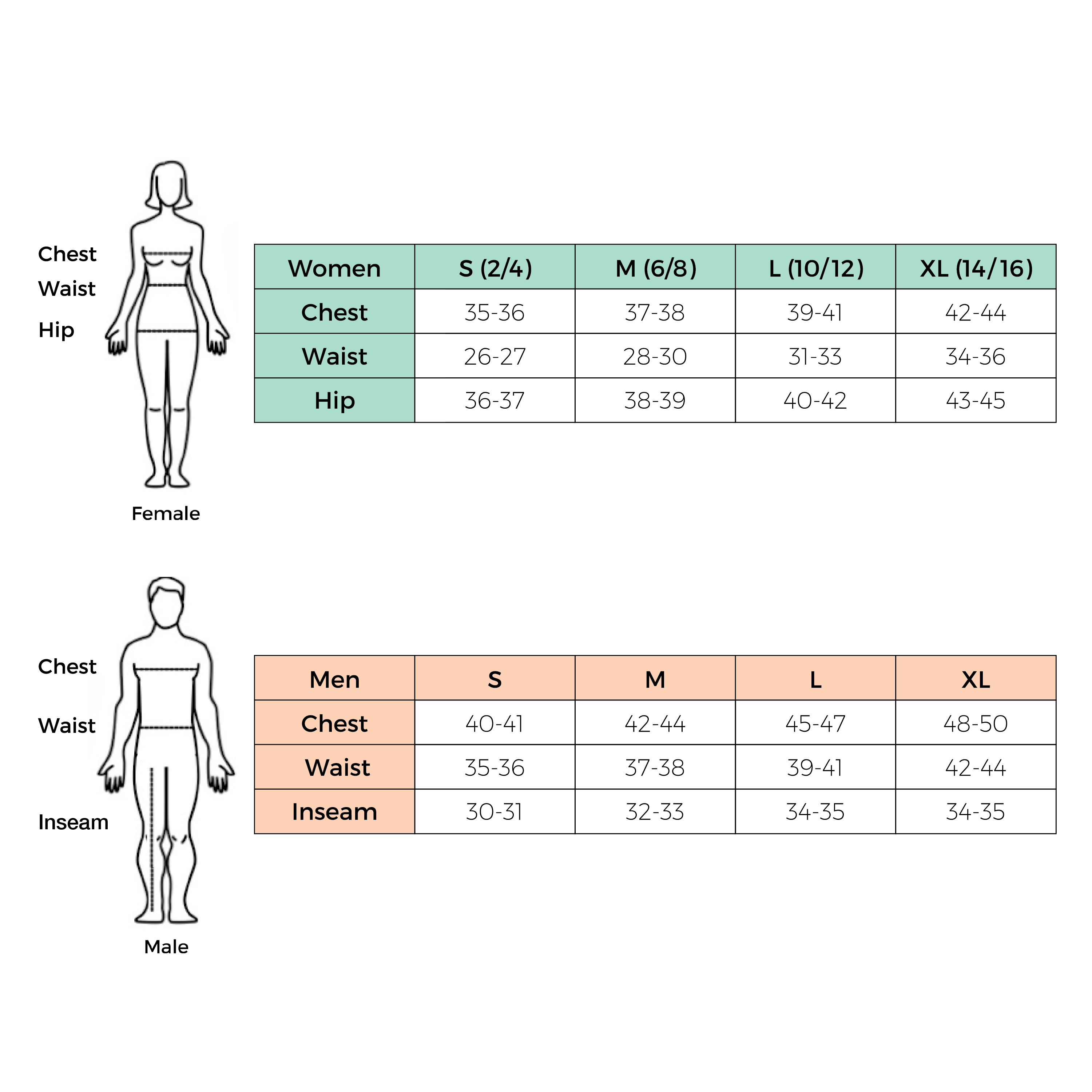 Doll Wig Size Chart