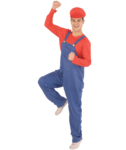 RED PLUMBER COSTUME