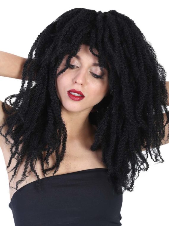 LONG BLACK DREADLOCK WIG